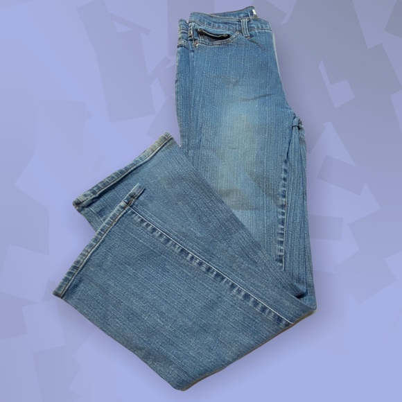 Faded Glory Stretch Bootcut Jeans 12 Regular - Picture 7 of 12